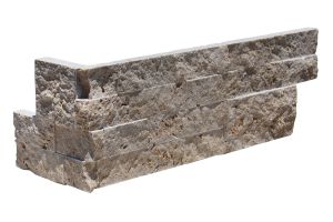 Tuscany Noce "L" Corner Ledger Panel Split Face