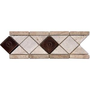 Noce / Chiaro Copper Scudo 4x12 Listello