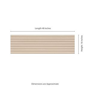 Urbanslat Flute Maple 16x48 in. Matte Ceramic Wall Tile