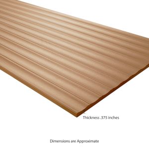 Urbanslat Flute Timber 16x48 in. Matte Ceramic Wall Tile