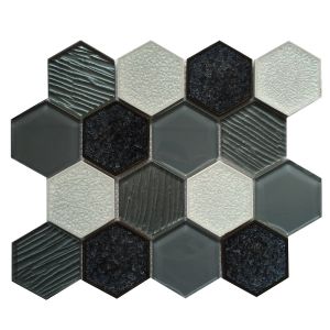 Palladian Grey 3" Hexagon