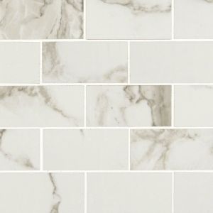 Pietra Statuario 2x4 Brick Polished Mosaic