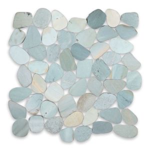 FREE SHIPPING - Gris Indonesian 12x12 Interlocking Pebble