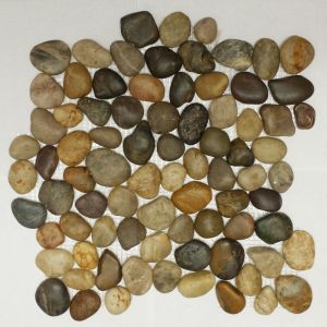 12x12 Sahara Interlocking Polished Pebbles