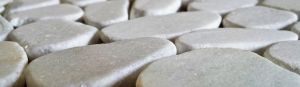 12x12 Snow Flake Natural Interlocking Pebbles