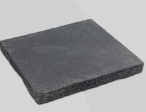 Lime Black 24x24 3CM (1.25") Limestone Pavers - ROCKFACED