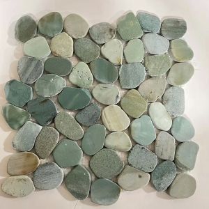 FREE SHIPPING - Gris Indonesian 12x12 Interlocking Pebble