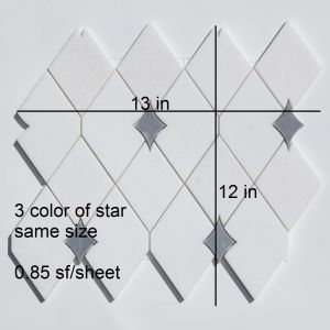 Zephyr Star Waterjet Pattern Polished