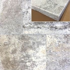 Silver Travertine 6x12 3CM Travertine Paver