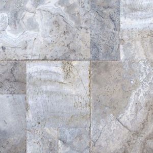 Silver Travertine Versailles