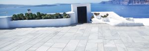 Europa White 3cm Marble French Pattern Paver
