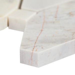 Angora Elongated Octagon Polished Mosaic