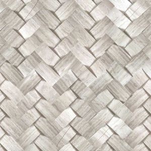 Mystic Cloud 3D Herringbone 12x12 Mosaic