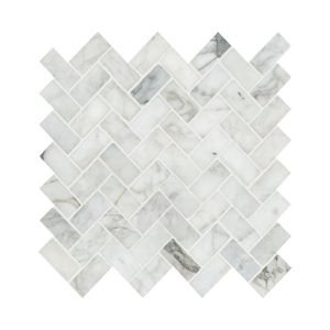 Calacatta Cressa 1X2 Herringbone Honed