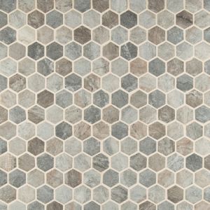 Stonella Interlocking Hexagon Recycled Glass