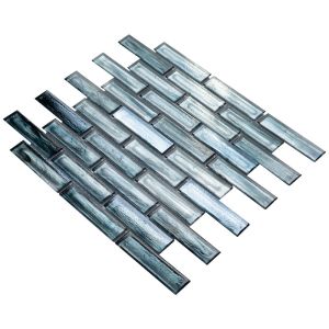 Oasis Blast 1x4 Crystallized Glass Mosaic