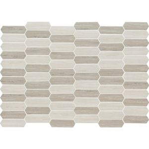 Silva Oak Picket Interlocking 6mm Recycled Glass