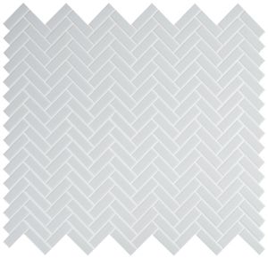 FREE SHIPPING - Retro Gray Glossy Herringbone Mosaic