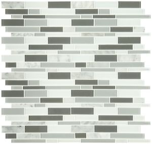 FREE SHIPPING - Positano Interlocking Stone Glass Mosaic