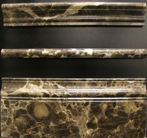 Emperador Dark Chair Rail Polished