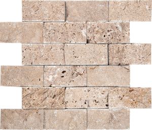 FREE SHIPPING - Tuscany Noce 2x4 Brick Split Face