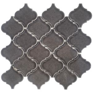 FREE SHIPPING - Pebble Lantern Polished Arabesque Porcelain Mosaic