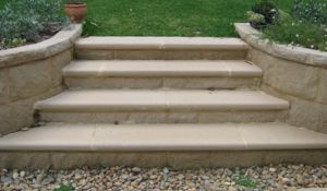 Tuscany Beige 16x24 5CM Modern Edge Pool Coping