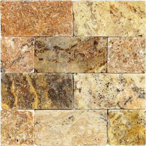 Tuscany Scabas 3X6 Subway Tumbled