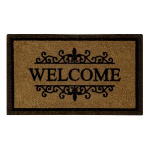 FREE SHIPPING - Coir Door Mat 22x36 - Gatwick