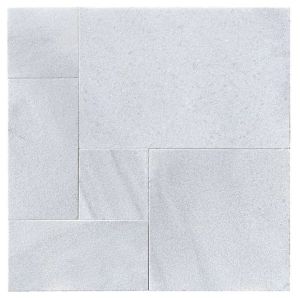 Hydra White Marble French Pattern 3CM Paver