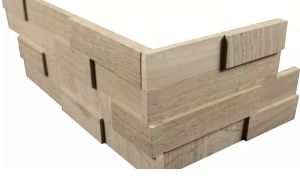 Haisa Light 3D Corner Ledger Panel