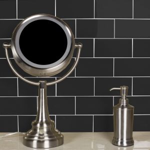 FREE SHIPPING - Metro 3x6 "Black" Glass Subway Tile