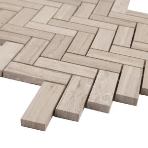 FREE SHIPPING - White Oak 1x3 Honed Herringbone