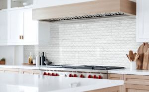 Dymo Calacatta Chex White 12x24 Glossy Ceramic Wall Tile
