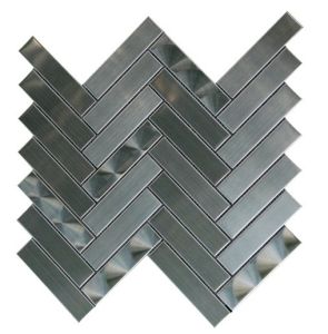 Stainless Steel 3D Chevron Blend