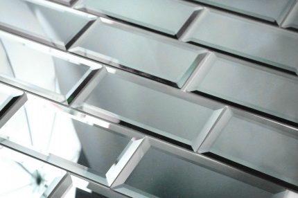 Buy Reflections Graphite 3 X 6 Mirror Glass Subway Tile Wallandtile Com