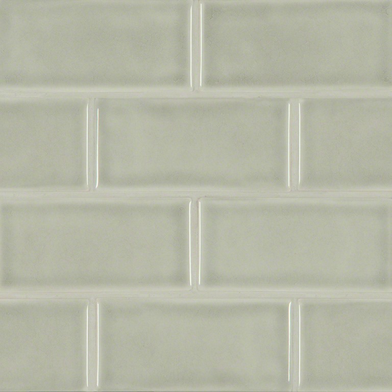 MSI Dove Gray 4 Inch X 12 Inch Handcrafted Glazed Ceramic Subway Tile For Kitchen Backsplash, Wall Tile For Bathroom, Shower Wall Tile, 4x12 Inch Mosaic Tile, Gray-Light