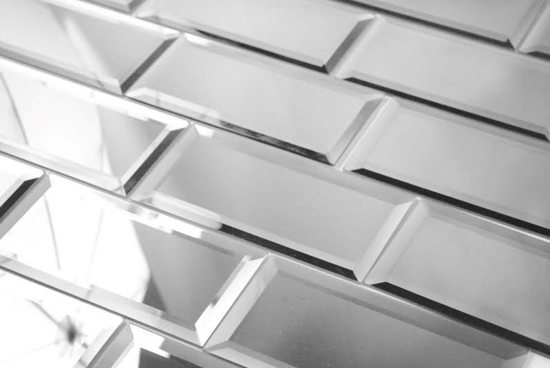 reflective subway tile